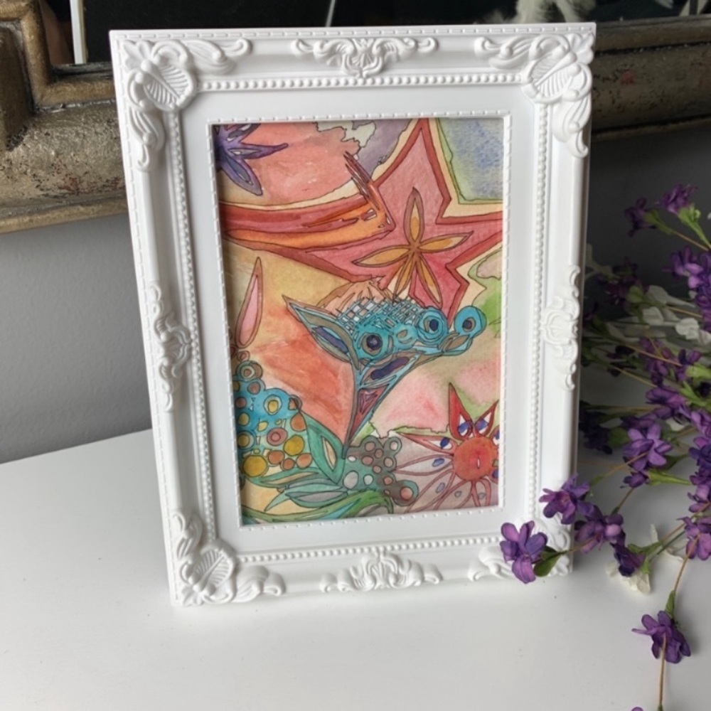 Lovely Star * Original Watercolor Art